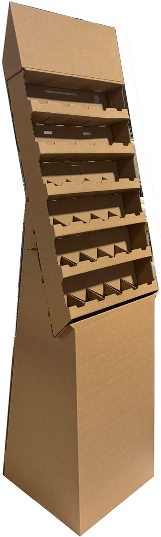 Retail Display - 30-pocket Cardboard Rack