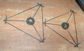 Pair of Wire Triangle Brackets
