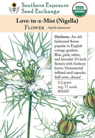 01605 - Love-in-a-Mist Mixed Colors Nigella