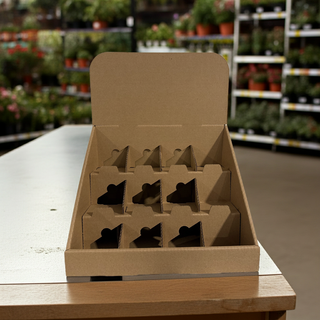 Retail Display - 12-pocket Cardboard Rack