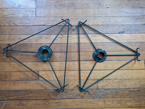 Pair of Wire Triangle Brackets