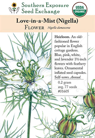 01605 - Love-in-a-Mist Mixed Colors Nigella