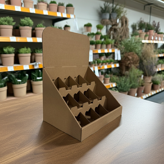Retail Display - 12-pocket Cardboard Rack