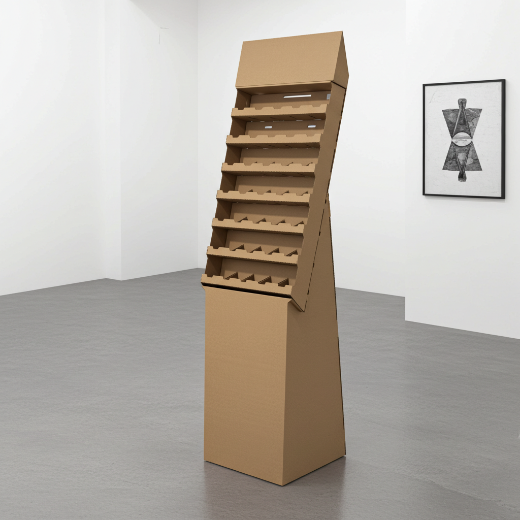 Cardboard Store Belt Rack Retail Display - 30-pocket Cardboard Rack – Southern Exposure Seed ...